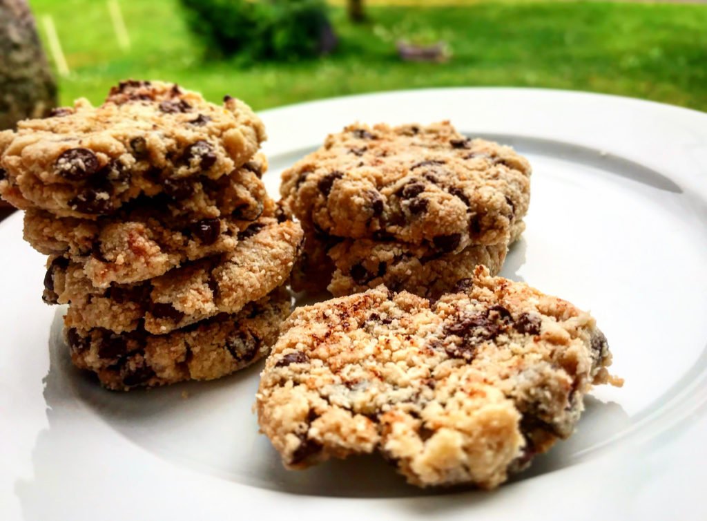 A plate of paleo cookies.