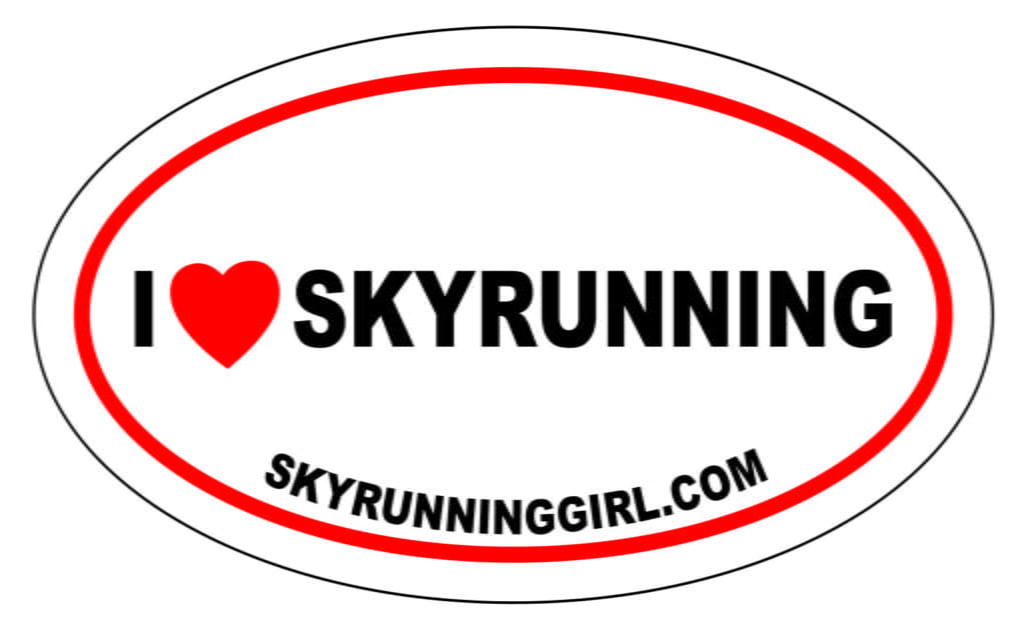 skyrunning girl sticker skyrunner official skyrunner racing races france vermont naia tower-pierce