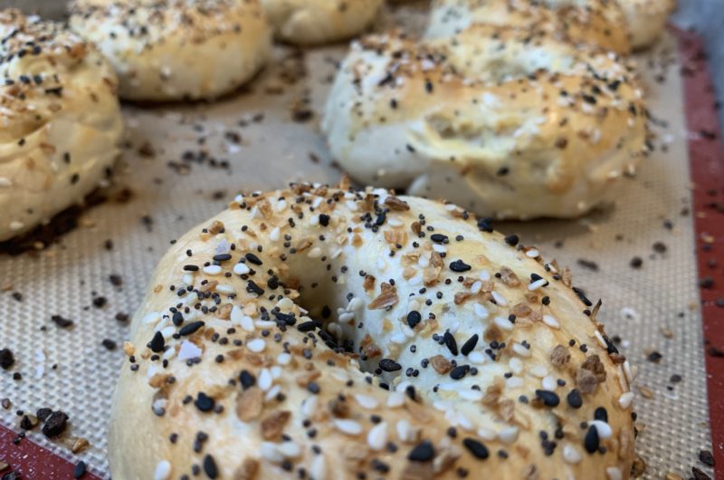 Homemade and Easy NYC Style Bagel Recipe