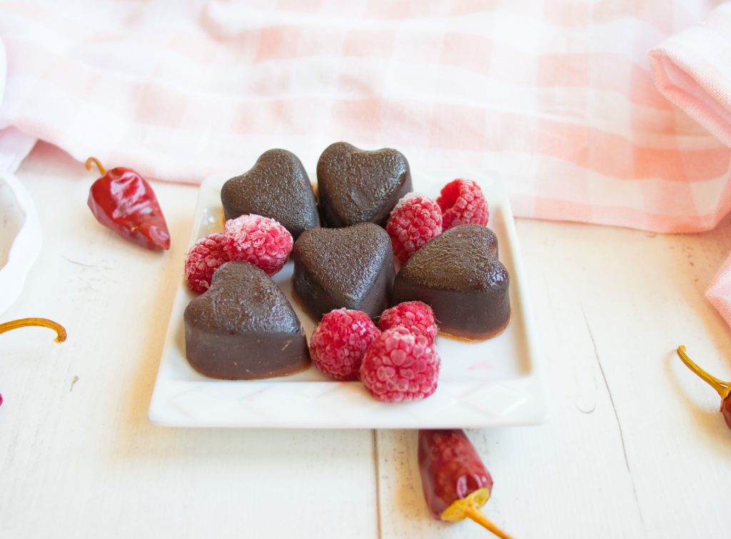 Vegan Chocolate heart recipe - Skyrunning Girl 