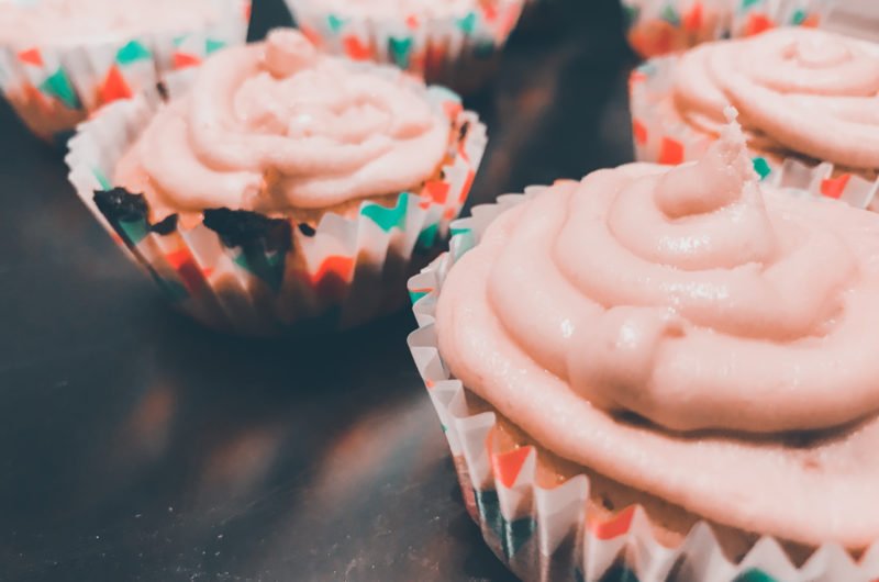 Paleo Vanilla Cupcakes with Whipped Coffee Frosting